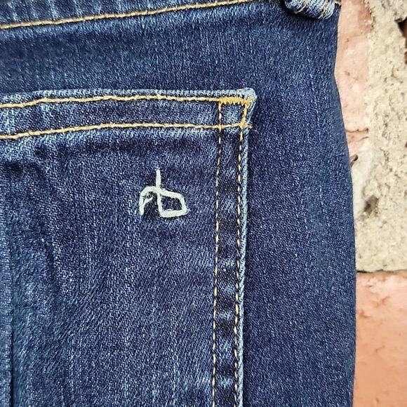 Rag and Bone Women's Skinny Blue Denim Jeans in Heritage 24 - Picture 6 of 15